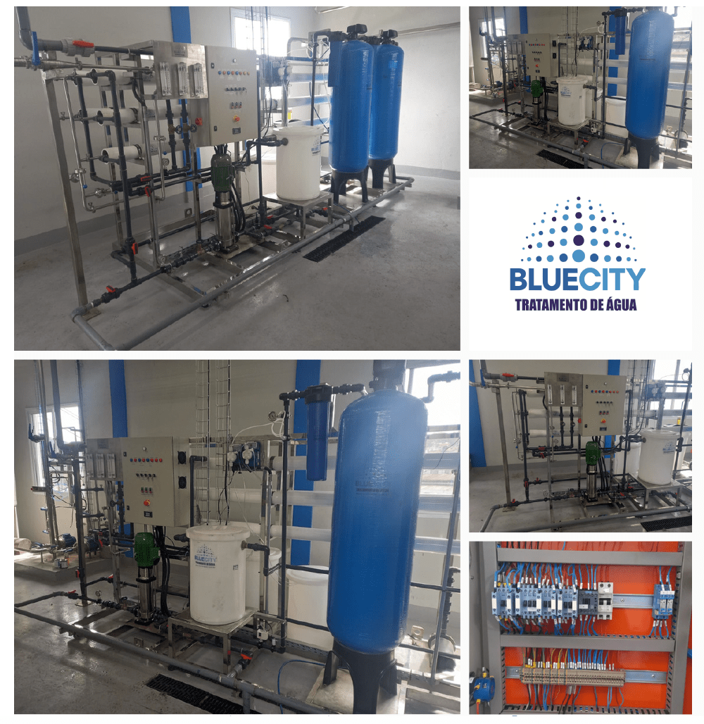 Osmose Reversa Semi-Automática para Vazão 3 m³/h