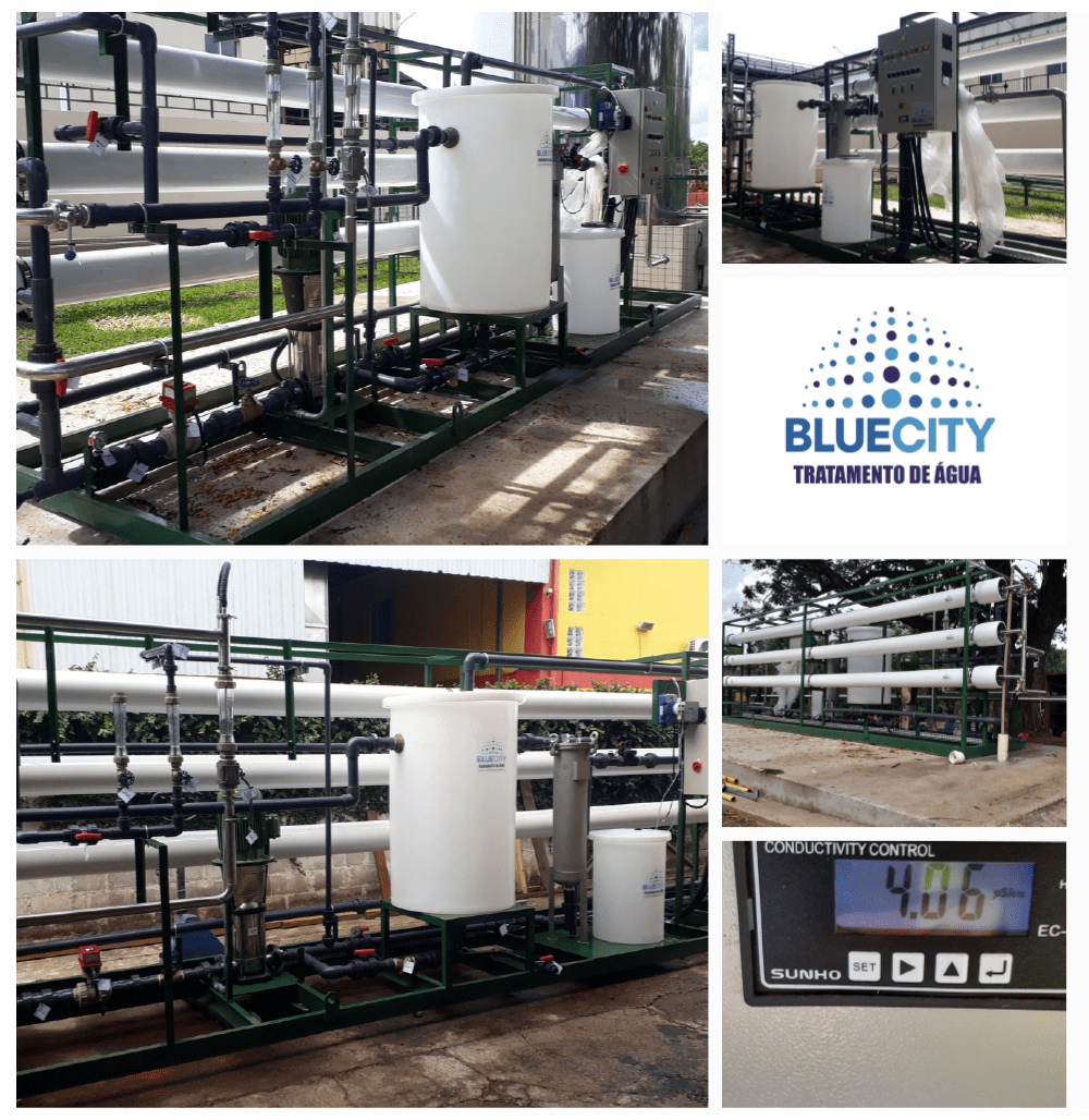 Osmose Reversa Semi-Automática para Vazão 18m³/h